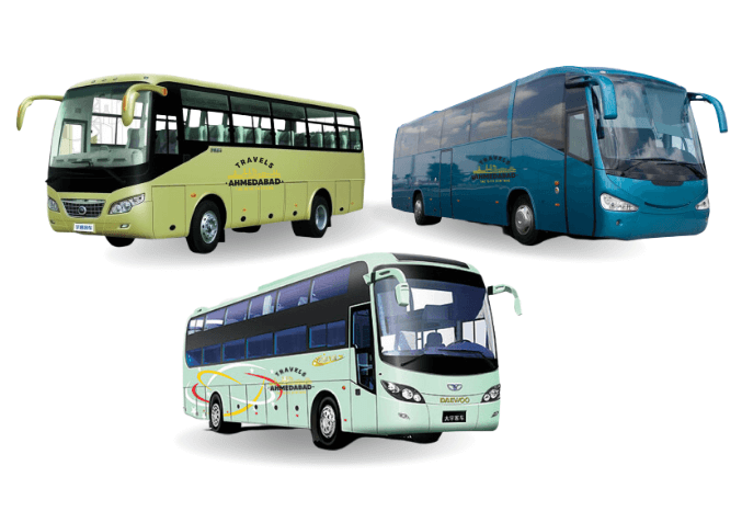 Hire Bus in Ahmedabad